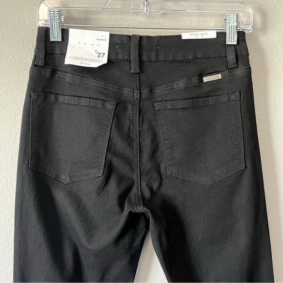 KanCan NEW High Rise Distressed Skinny Jeans Black Size 7/27 KC603BK - Picture 6 of 10